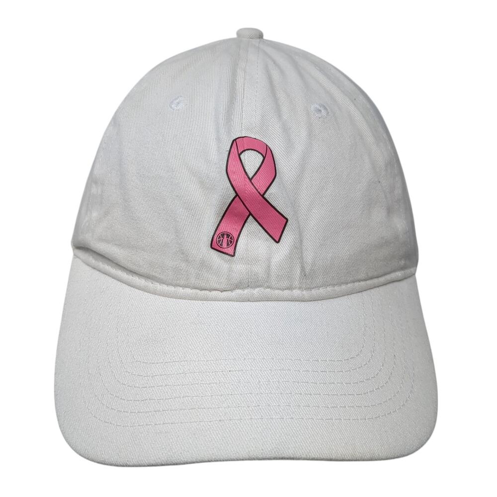 Survivor Ribbon Uchicago Medicine Strapback Baseball Cap White One Size Big X